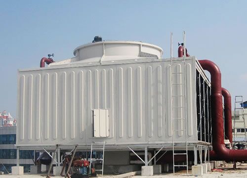 閉式冷卻塔現(xiàn)場(chǎng)